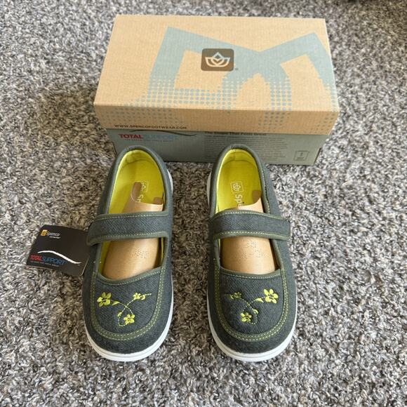 Spenco Women's Forest Green Heidi Mary Jane Shoes US 7 Total Support Comfort New - Picture 2 of 7